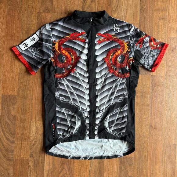 Vintage VTG Dragon Cycling Top - Picture 1 of 7